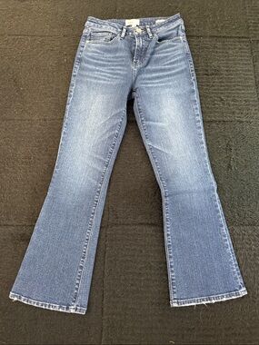 Frame Denim Medium Blue Flare Jeans